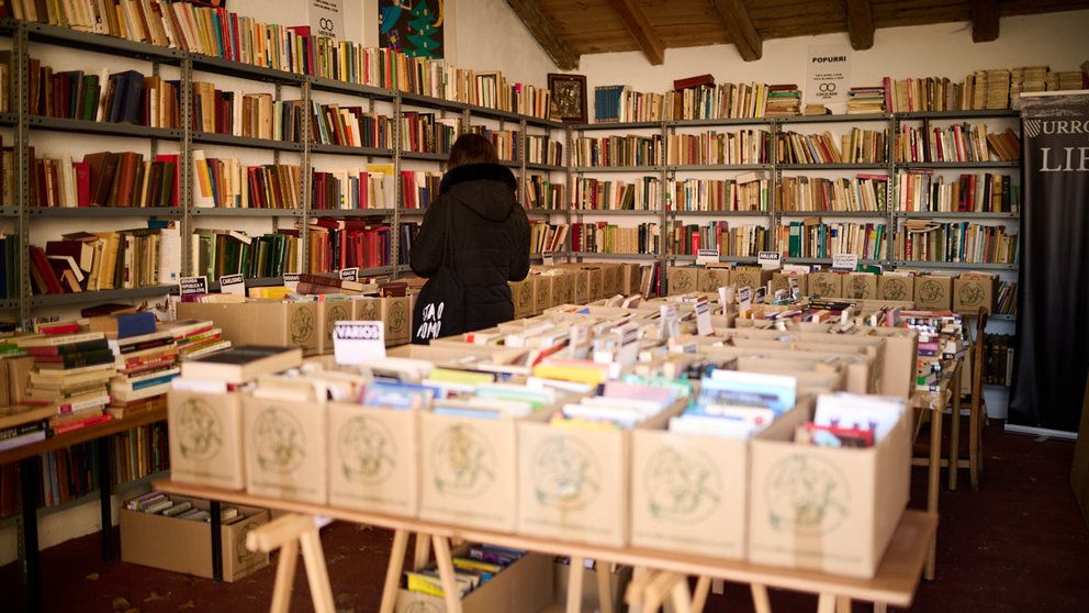 Ojos de Búho, la última librería inagurada por Javier Garisoain en Urroz-Villa (Navarra)