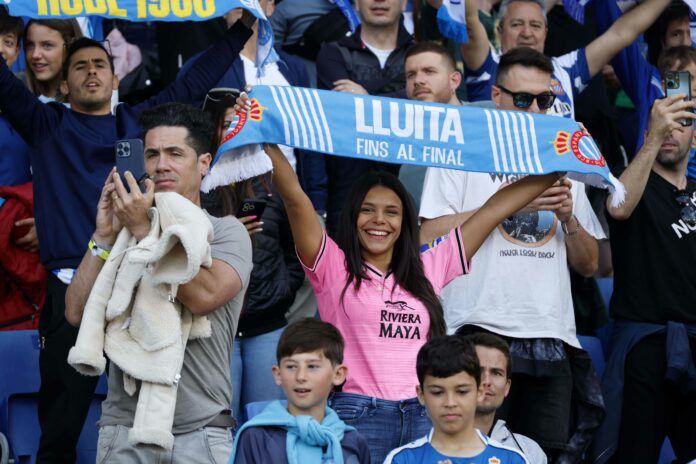 Aficionados del RCD Espanyol. Foto RCDE